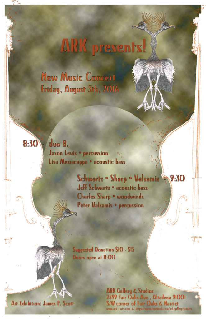 ARK Concert Poster-Flyer Aug 2016